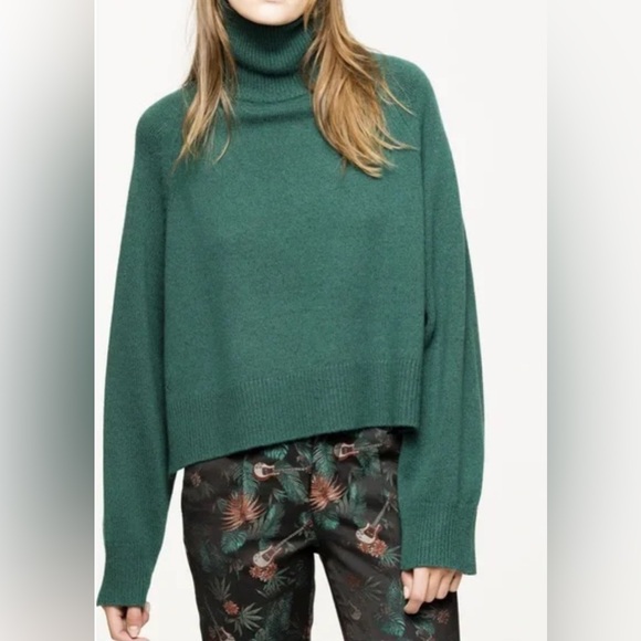 Zadig & Voltaire Cea Lurex High Low Sweater - Picture 1 of 10